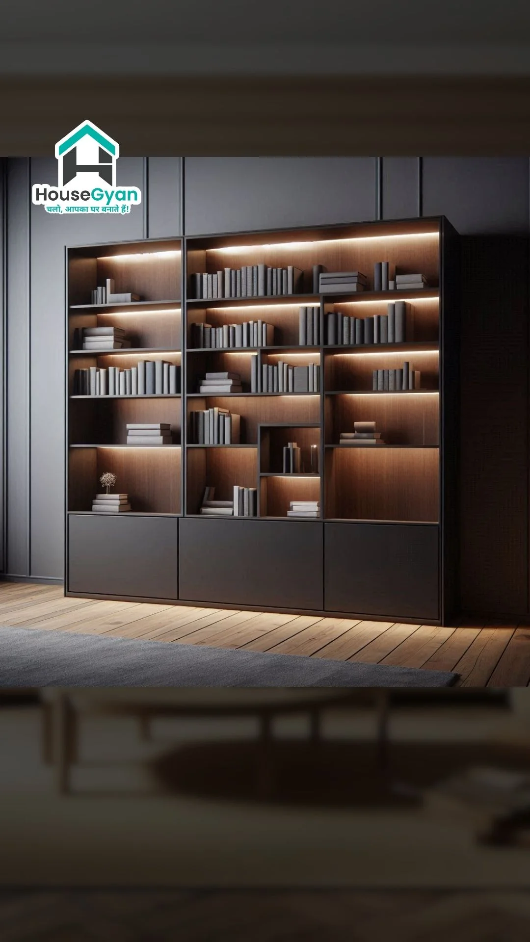 Modern 08 Bookshelf Design Ideas - HouseGyan-1