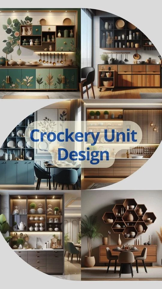 crockery unit design