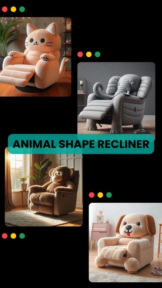Animal Shape Recliner Chair