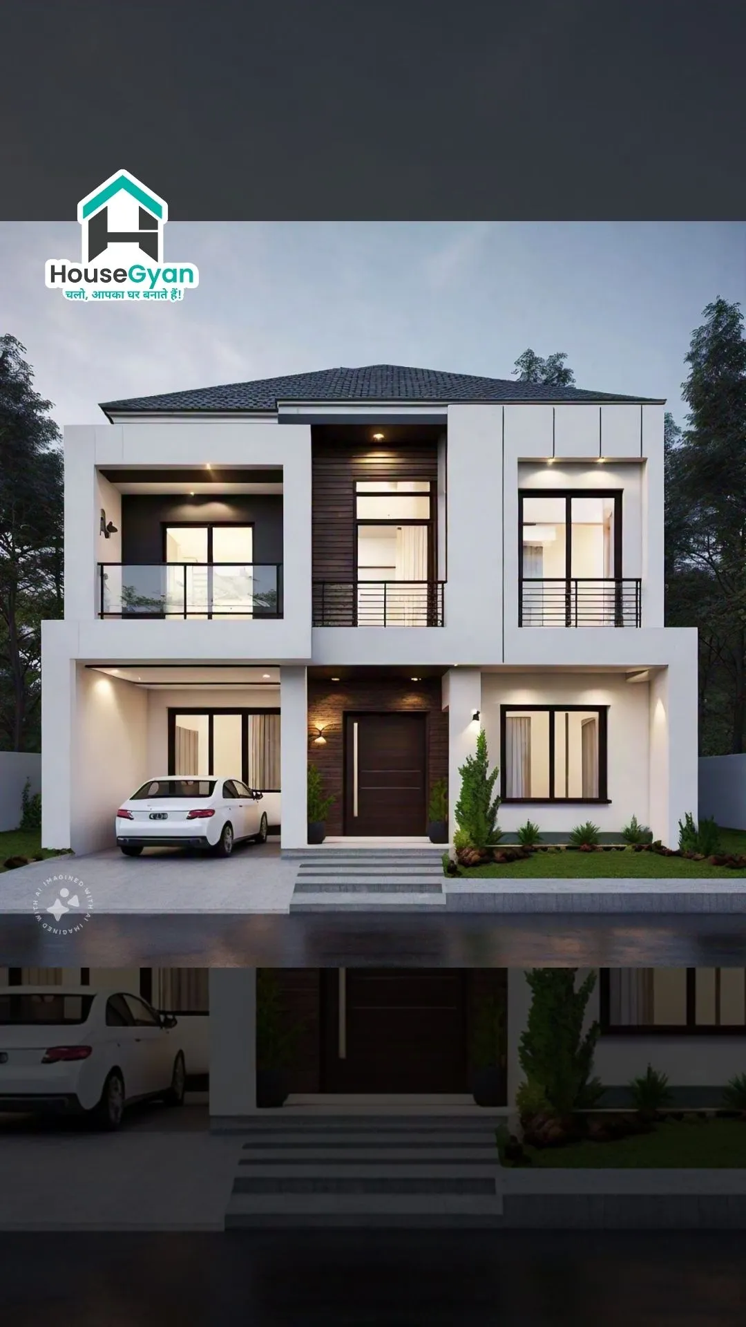 Top Double Floor Normal House Front Elevation Designs