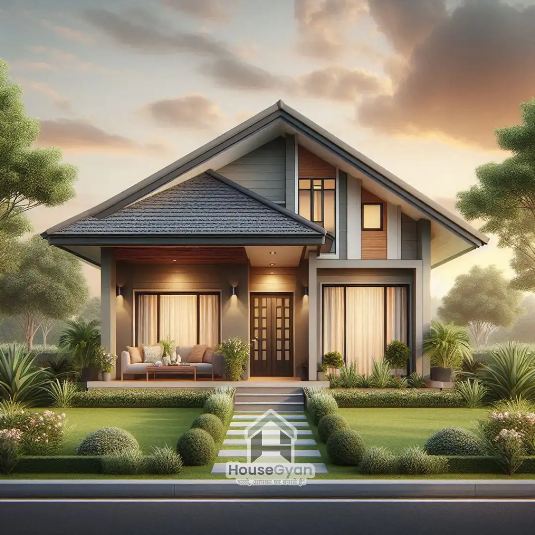 single floor house design