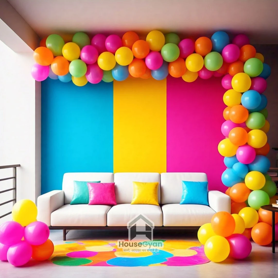 Holi Decoration Ideas for home