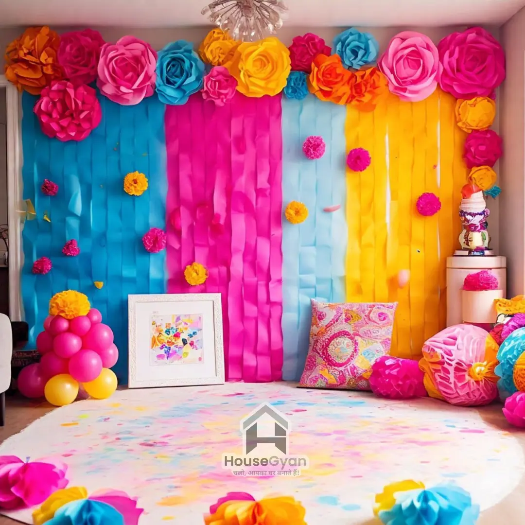 Holi Decoration Ideas
