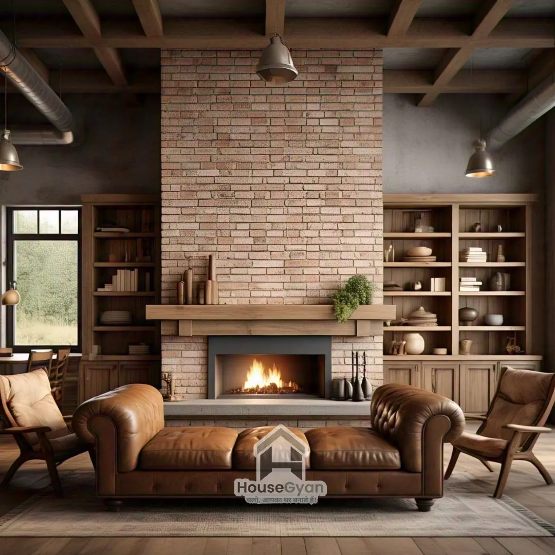 Rustic Living Room Idea