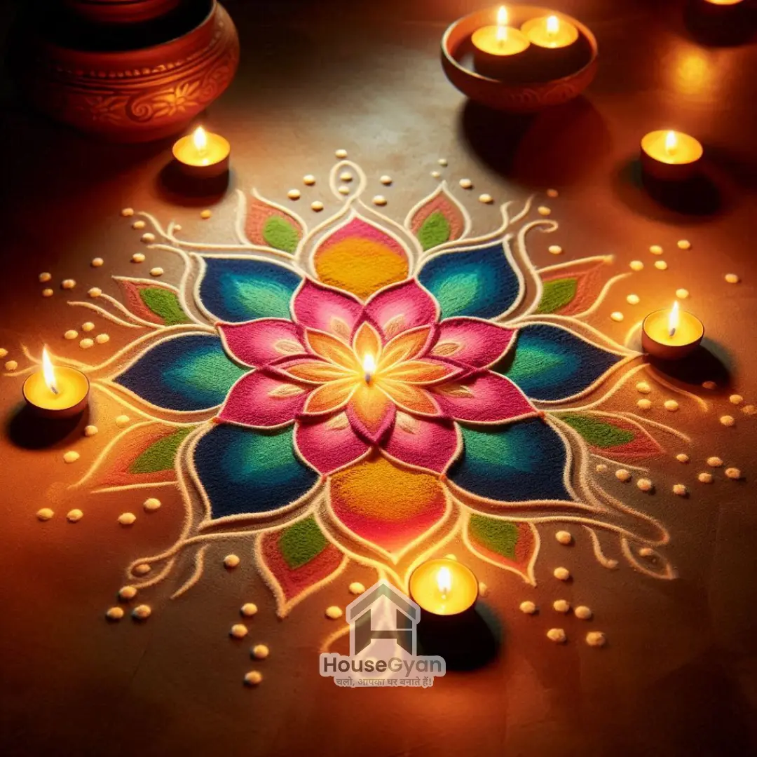 navratri rangoli design