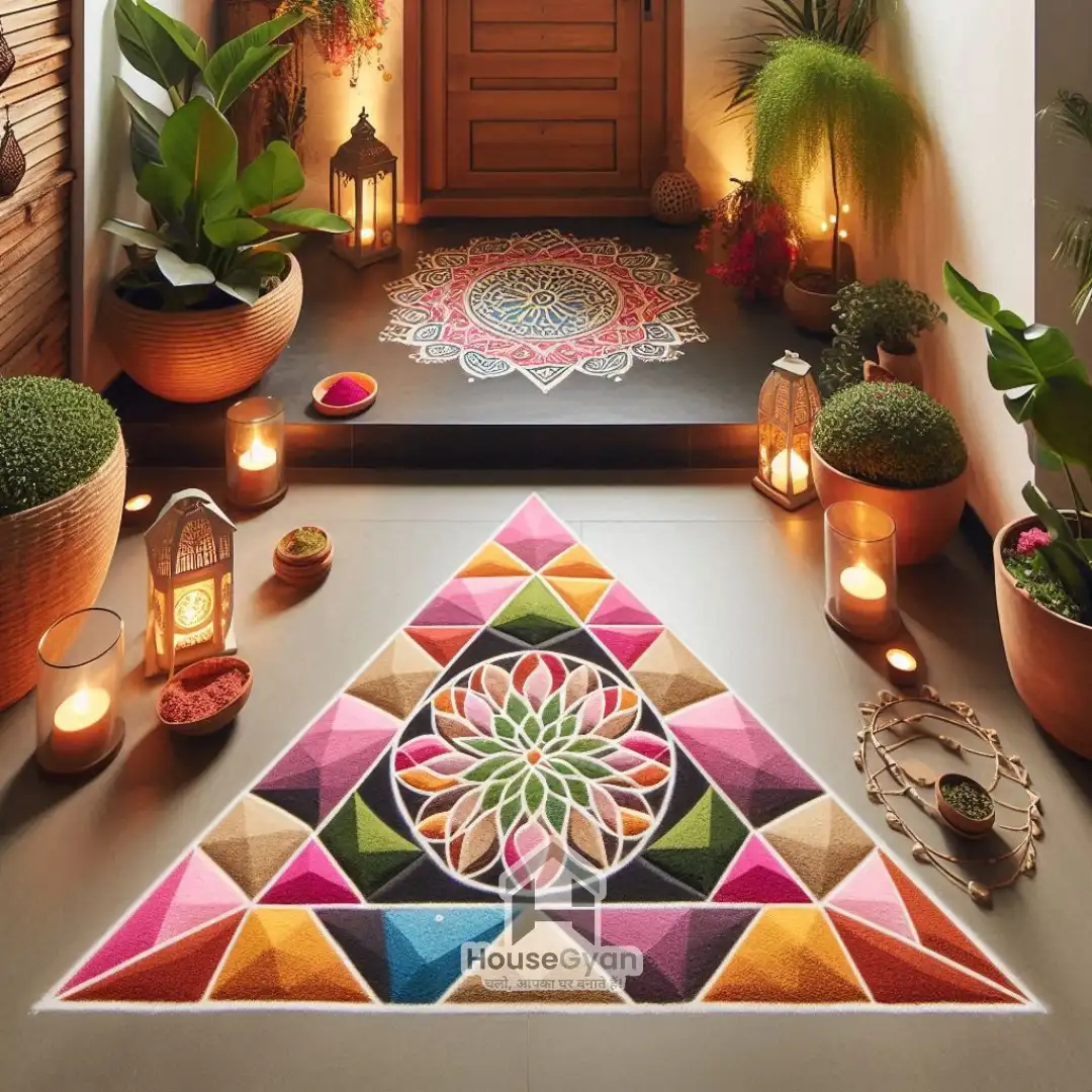 navratri rangoli design