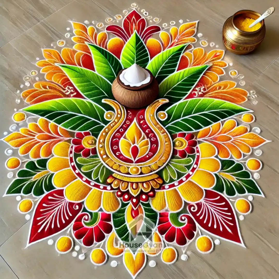 navratri rangoli design