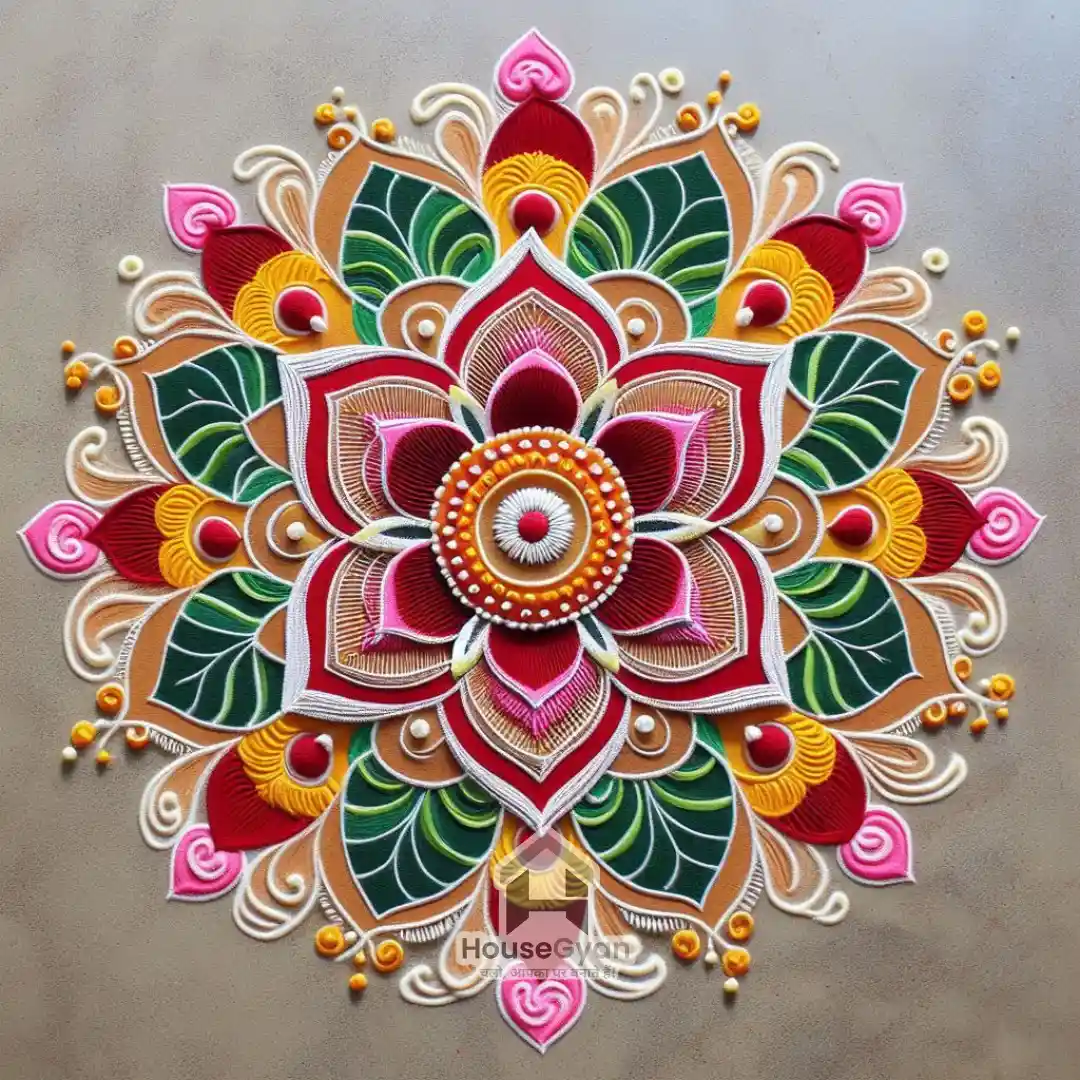 navratri rangoli design