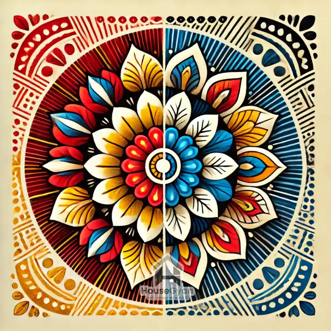 navratri rangoli design