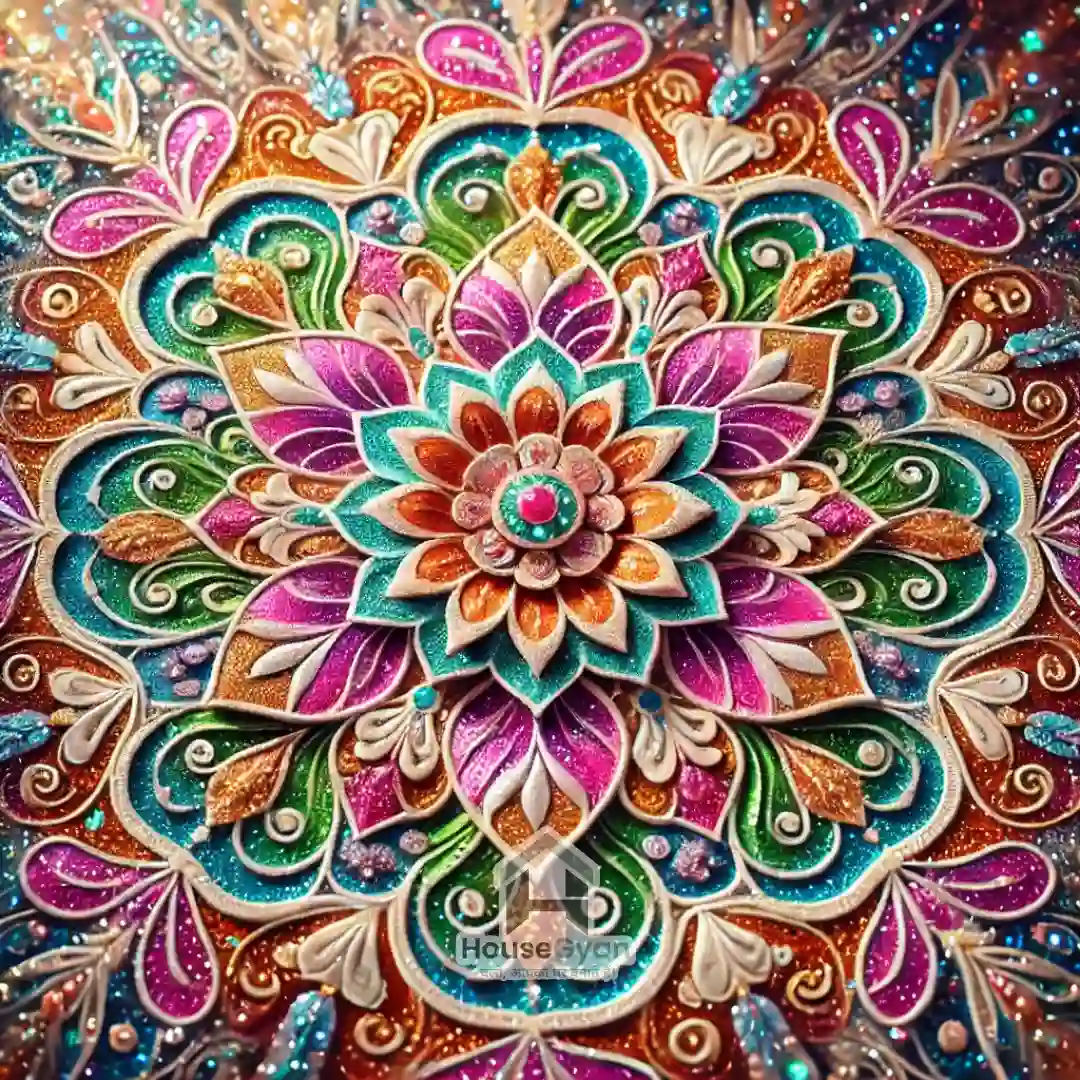 navratri rangoli design