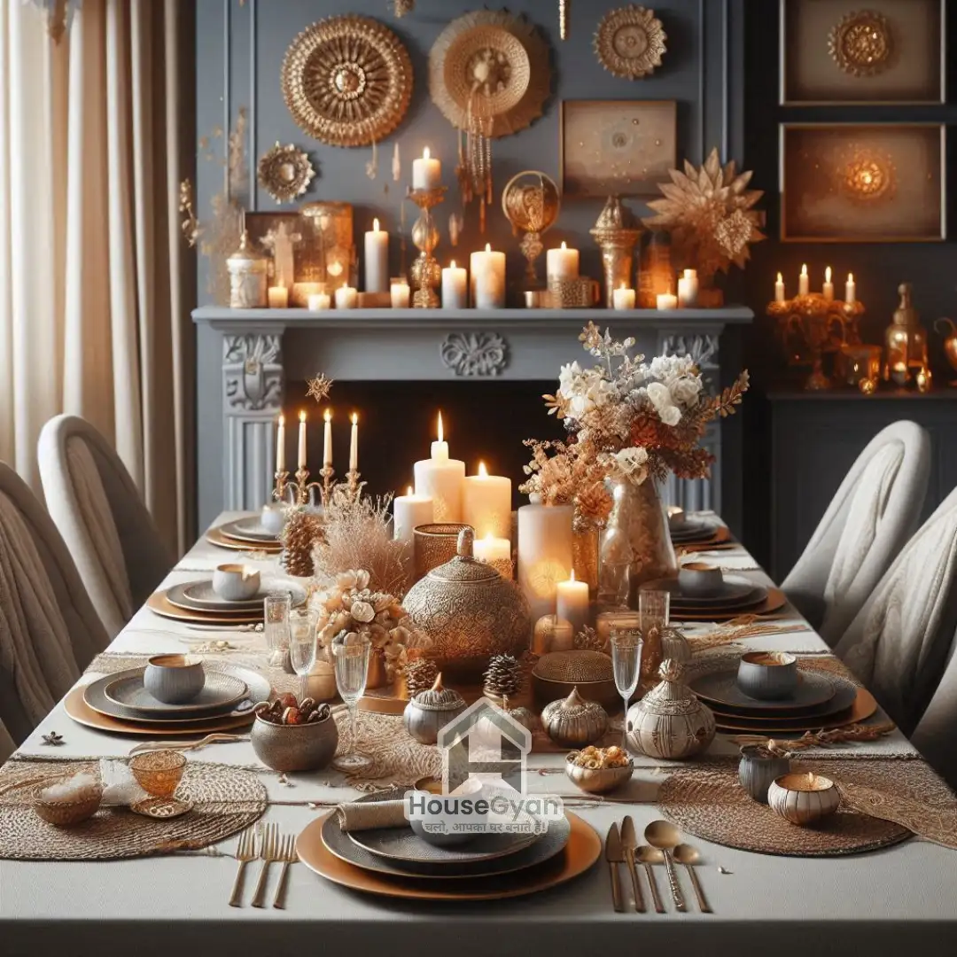 dinning table decoration ideas for bihu festival