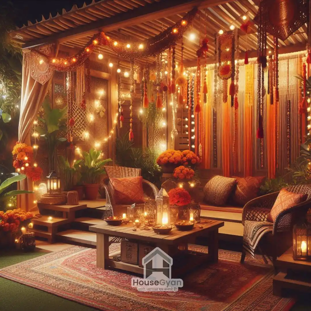 outdoor decoration for bihu festival