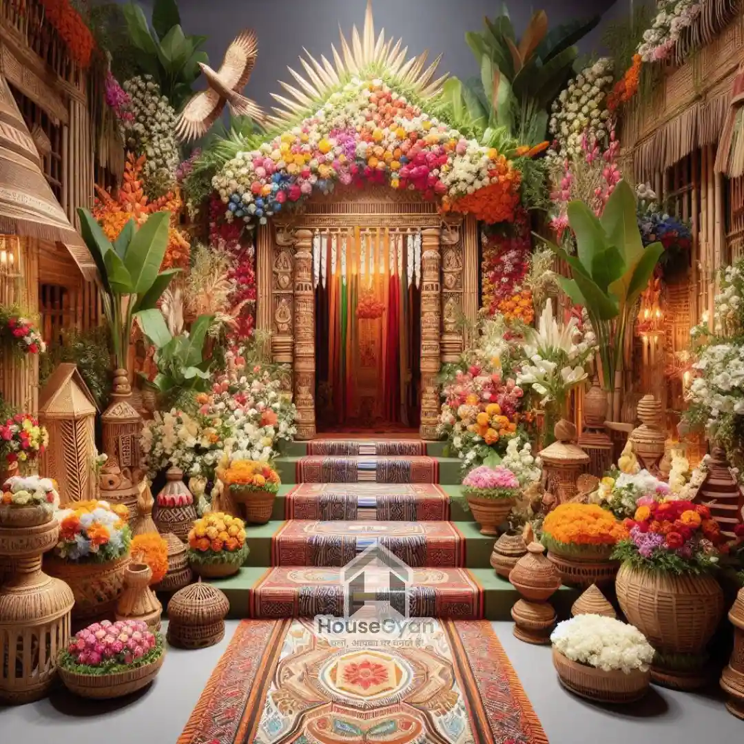traditional assamese entrance decoration ideas