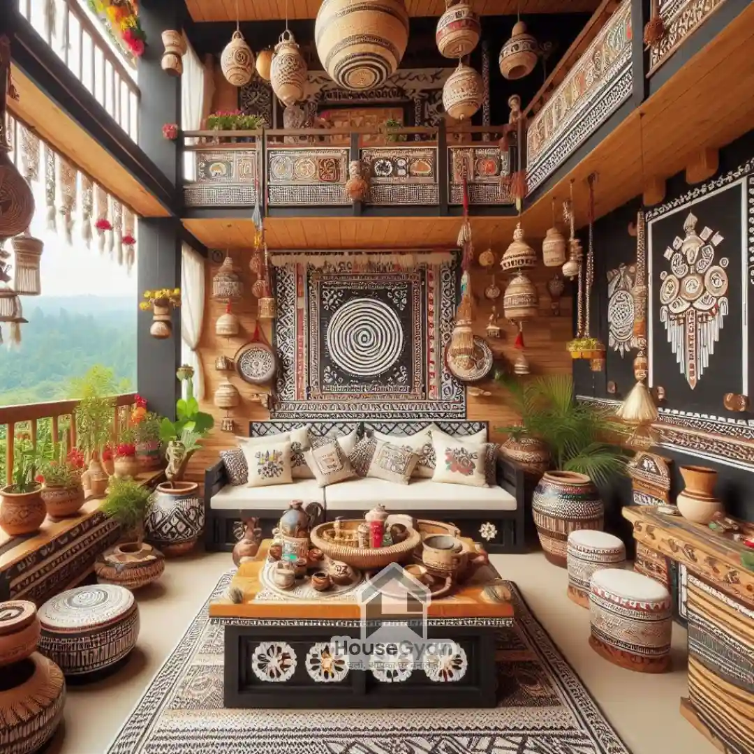 bihu festival balcony and living room decor idea
