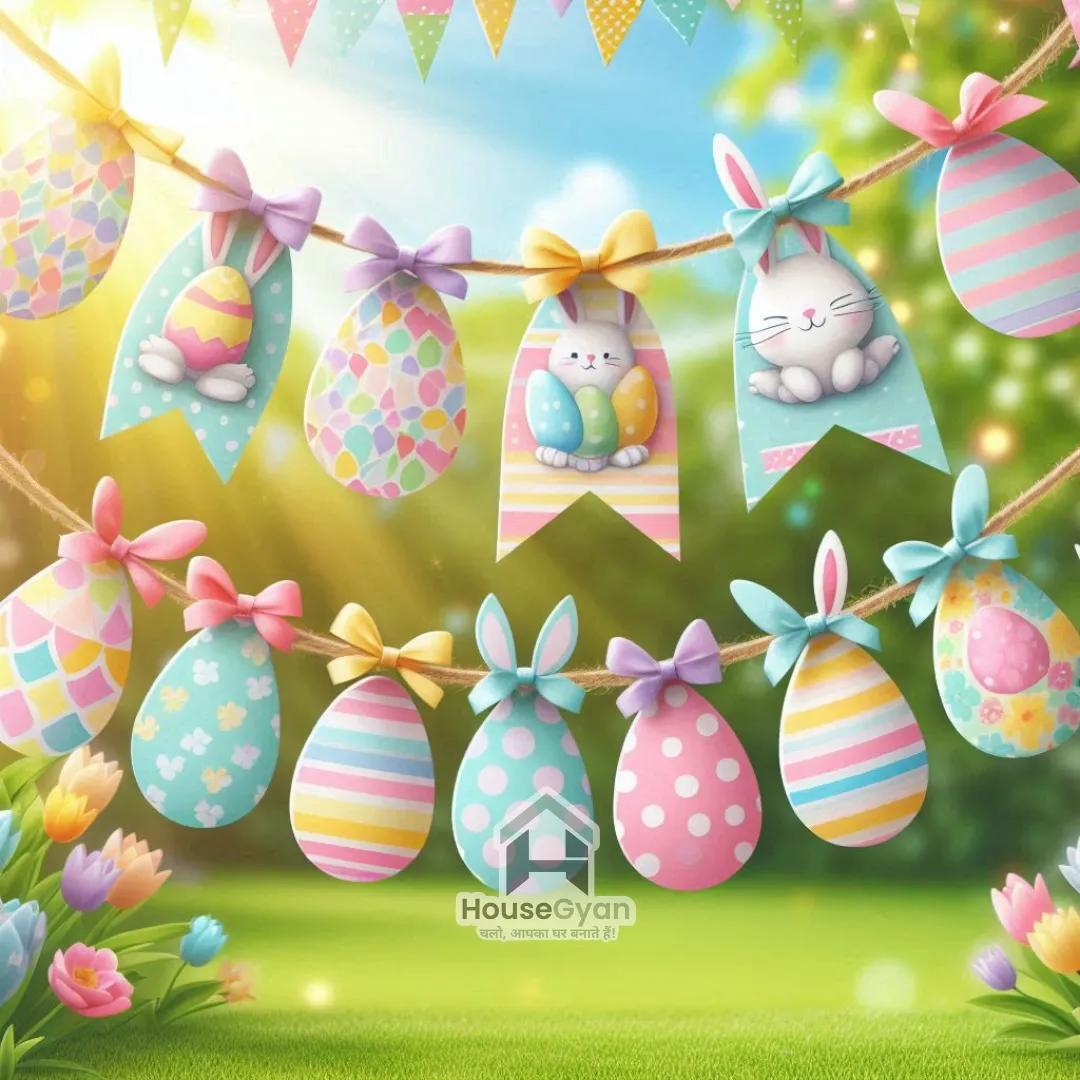 easter bunting decoration ideas