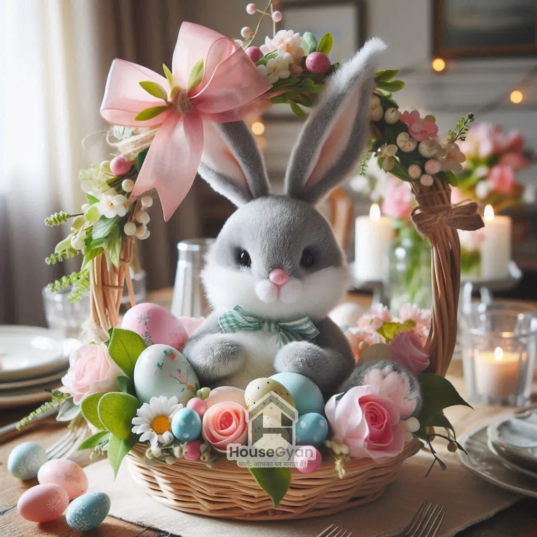 easter bunny centerpiece decoration ideas