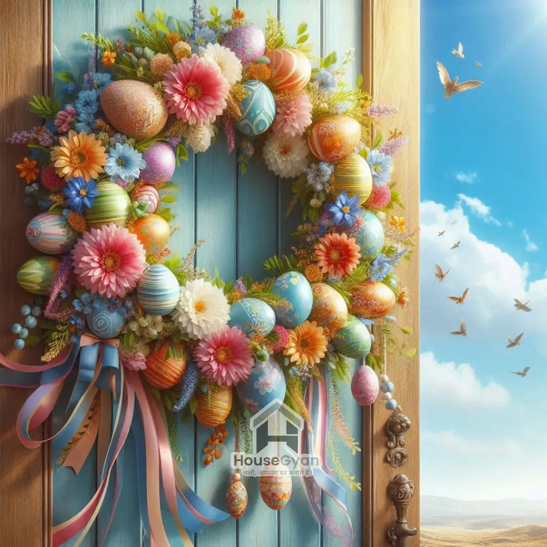 easter garland decoration ideas