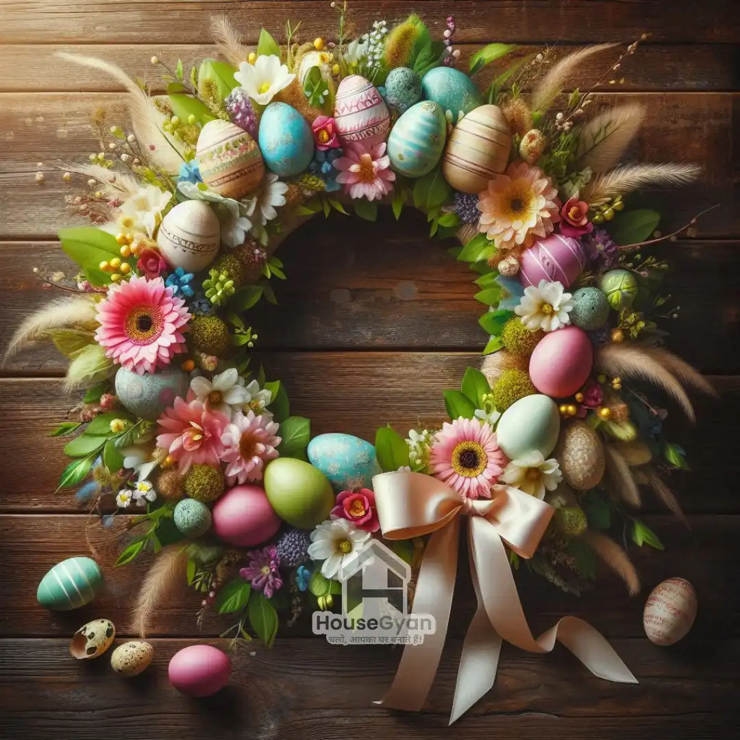 easter wreath decoration ideas