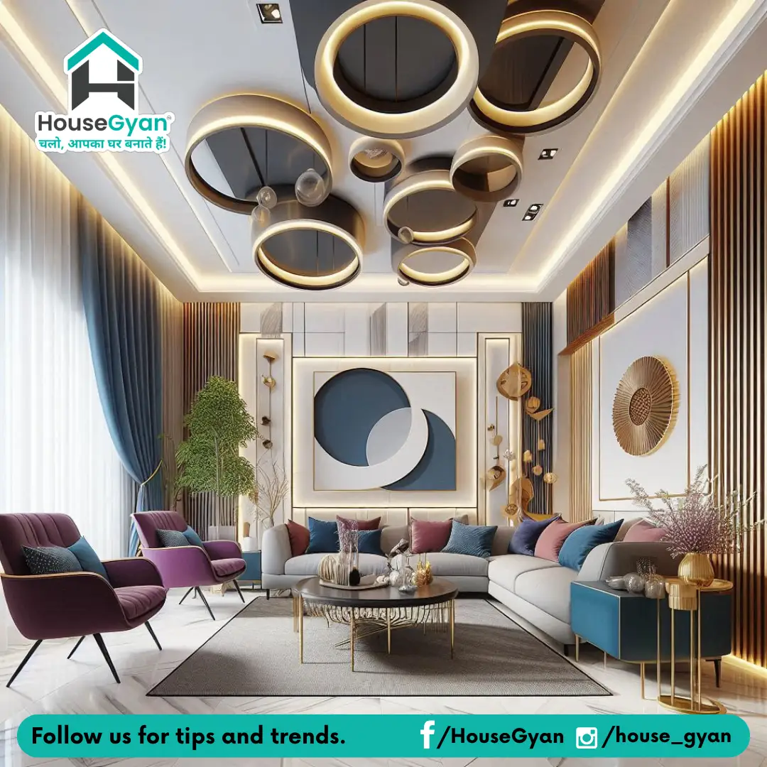 False Ceiling For Living Room 