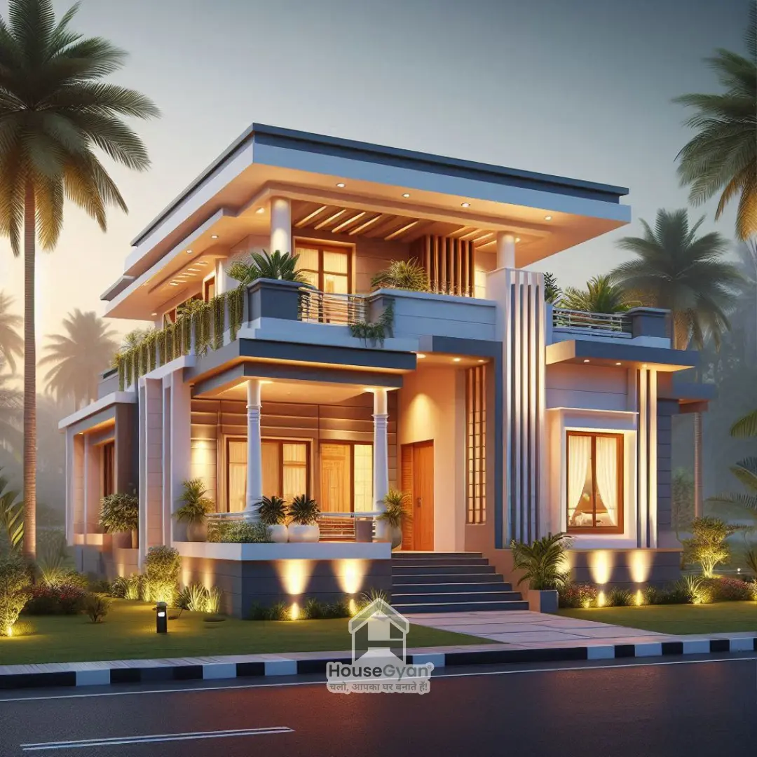 Modern 2 Storey House Design