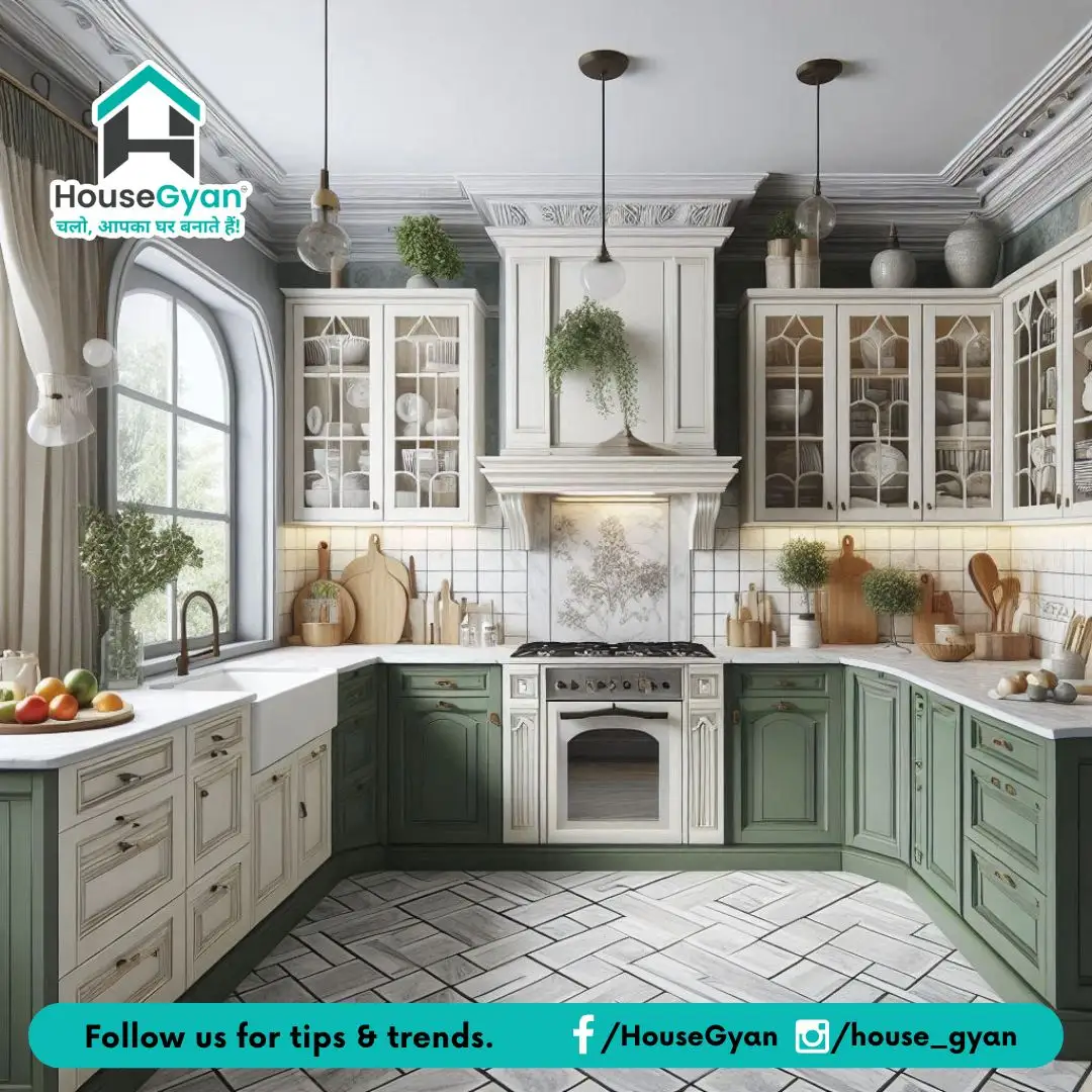 L-Shape Modular Kitchen Design