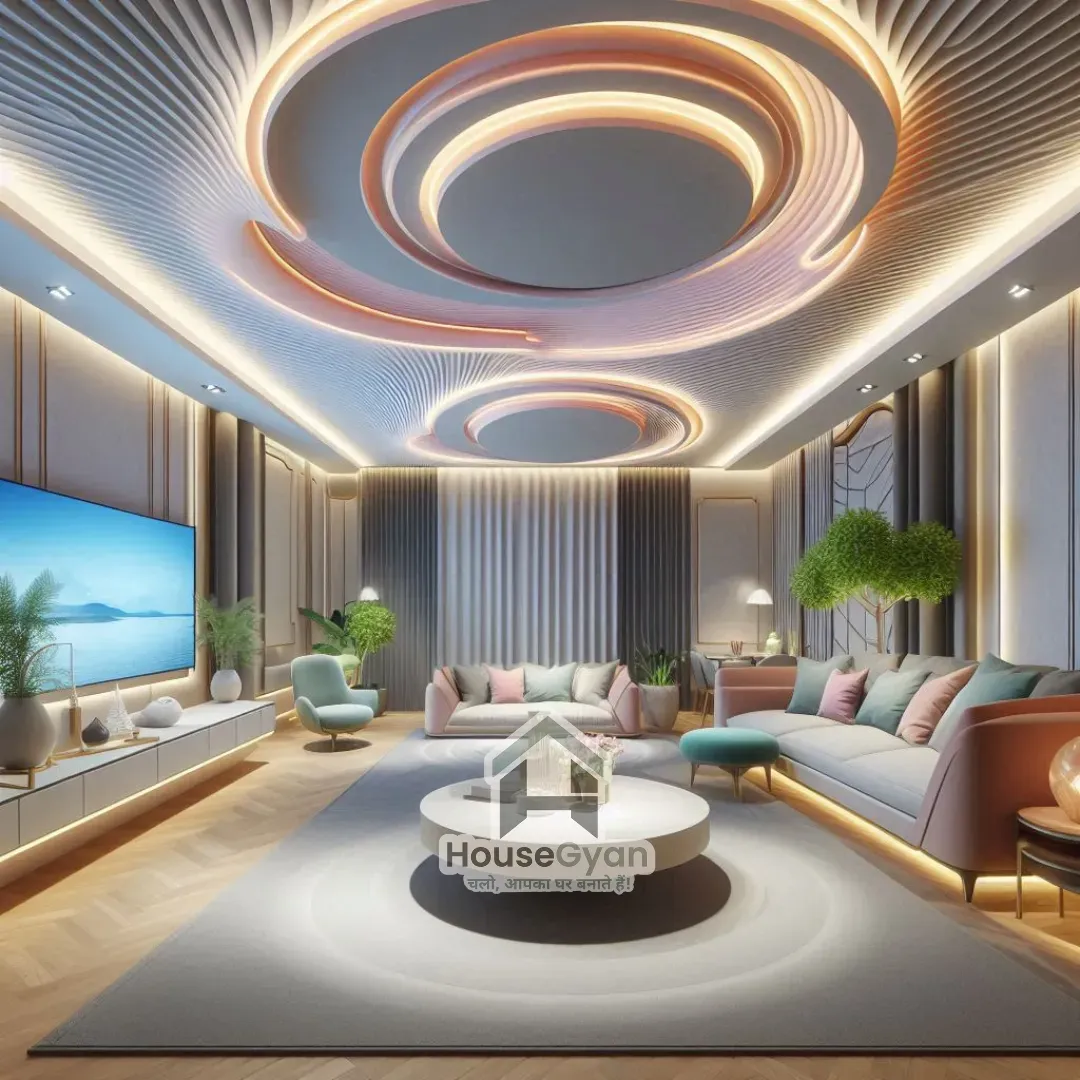 pop design in hall