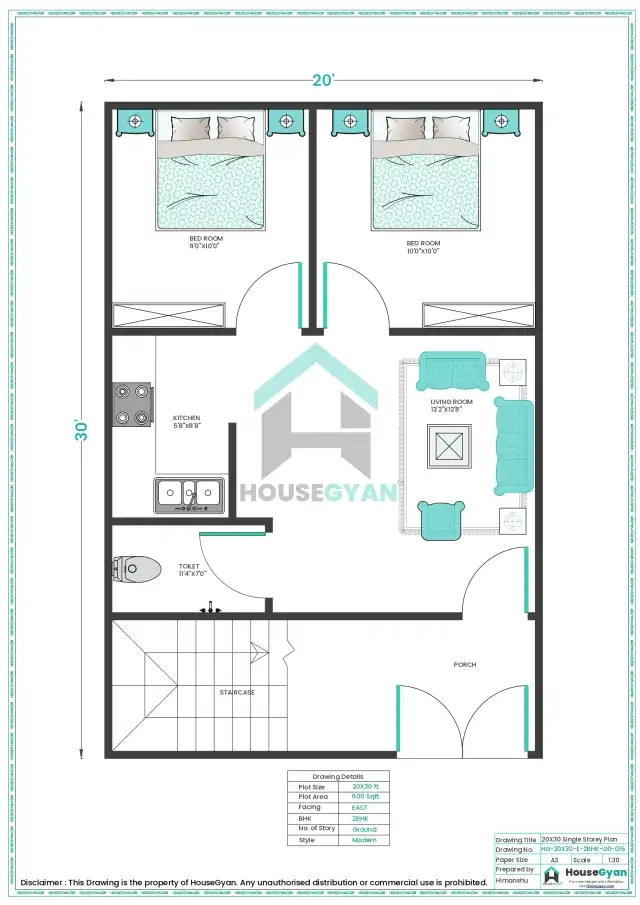 east facing house plan