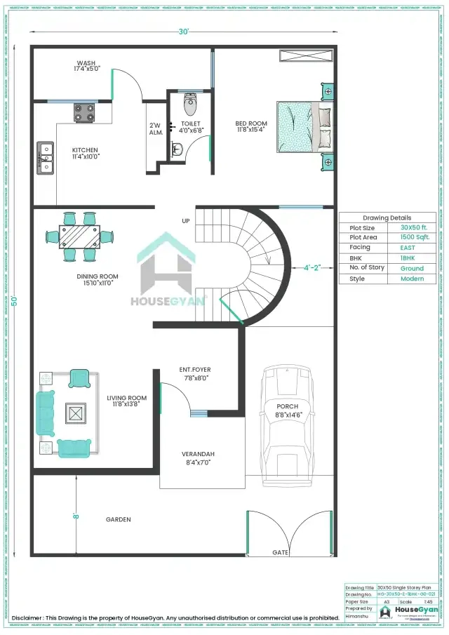 east facing house plan