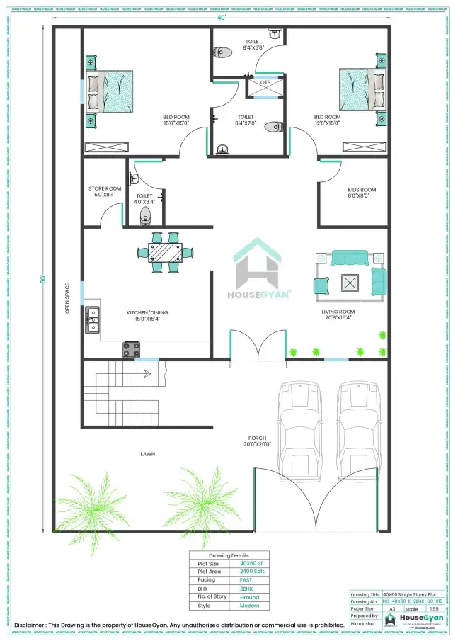 east facing house plan