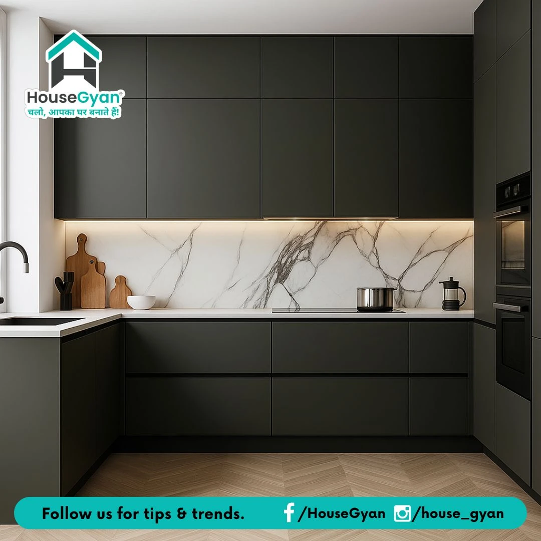L Shaped Kitchen Design 