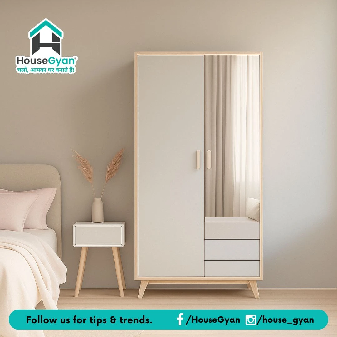 2 Door Swing Wardrobe Design 