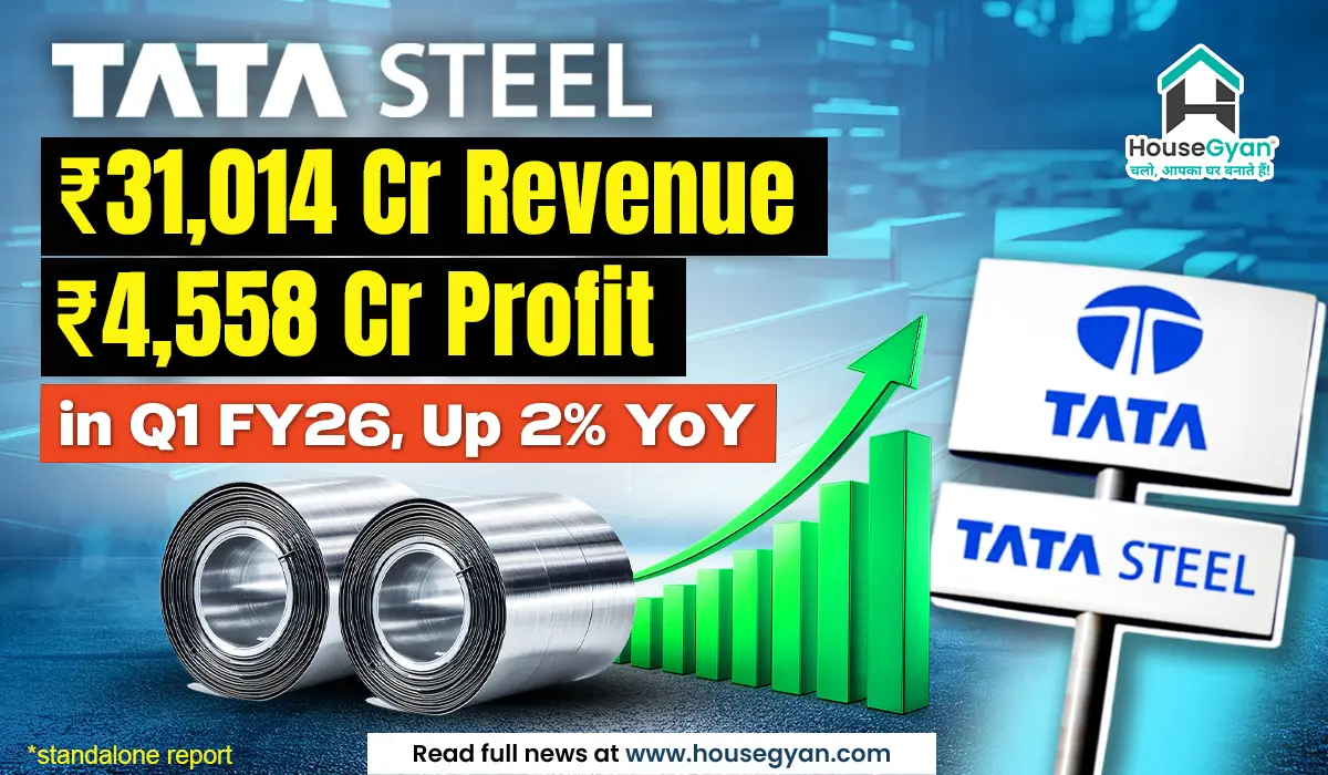 Tata Steel Reports ₹31,014 Cr Revenue, ₹4,558 Cr Profit in Q1 FY26, Up ...