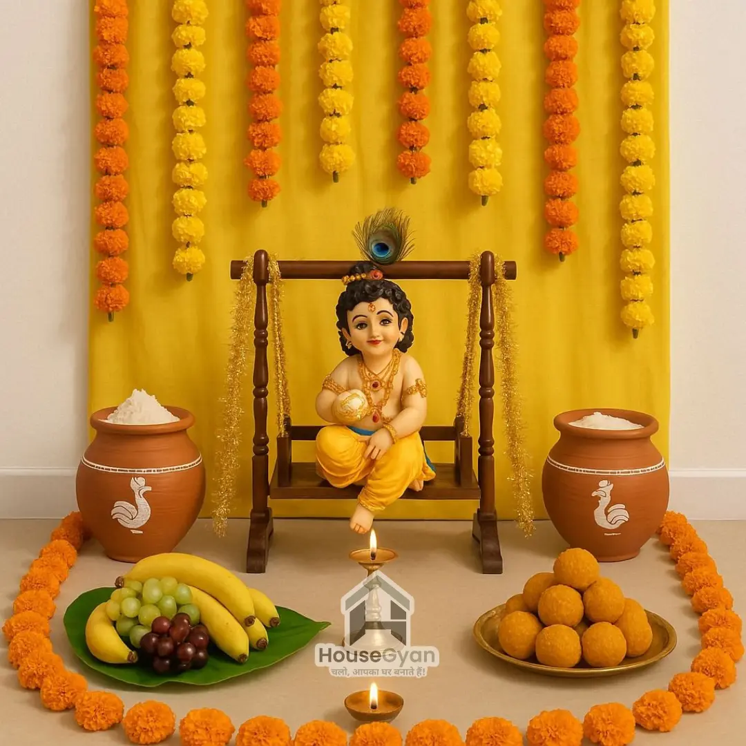 janmashtami decoration ideas at home