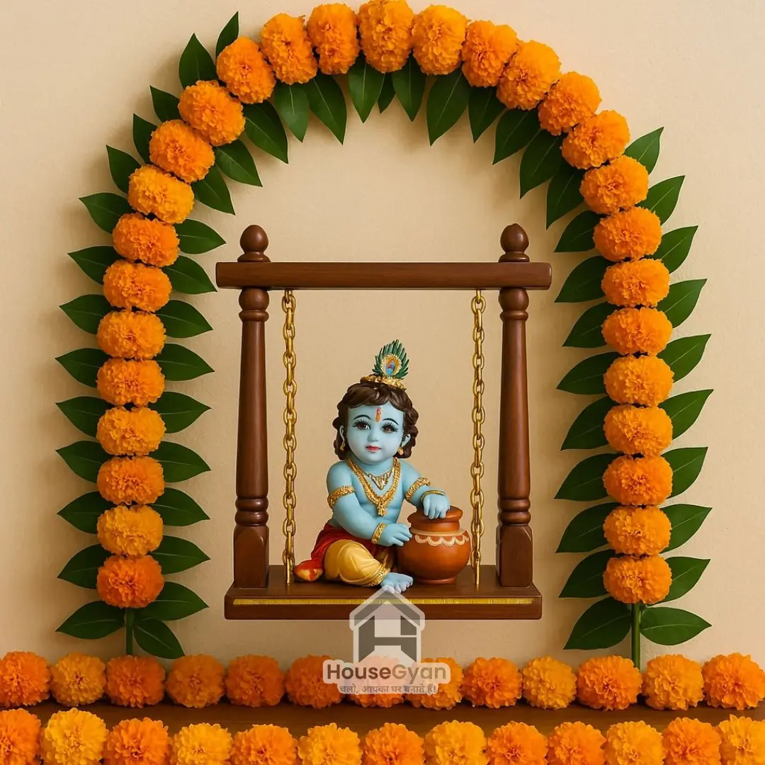 janmashtami decoration ideas at home