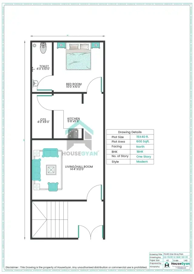 single floor house plan