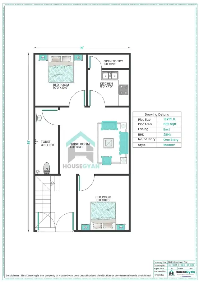 single floor house plan