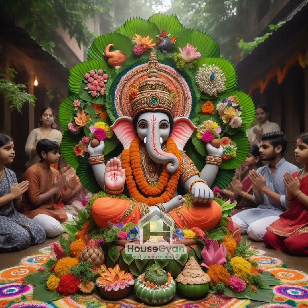 ganpati decoration ideas at home	