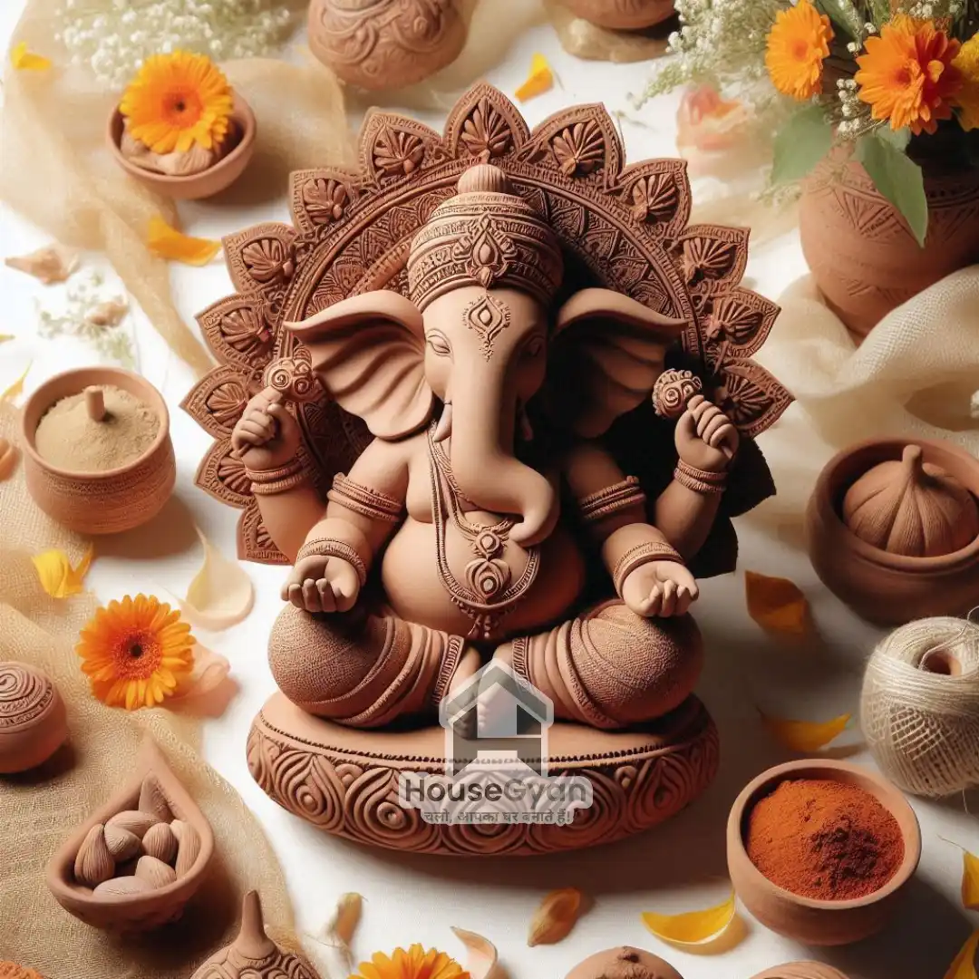 ganpati decoration ideas at home	