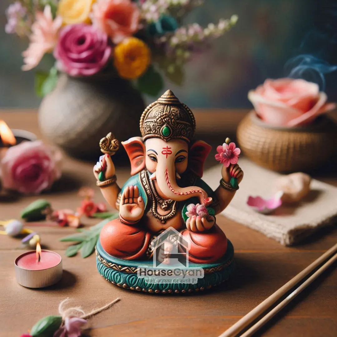 ganpati decoration ideas at home	