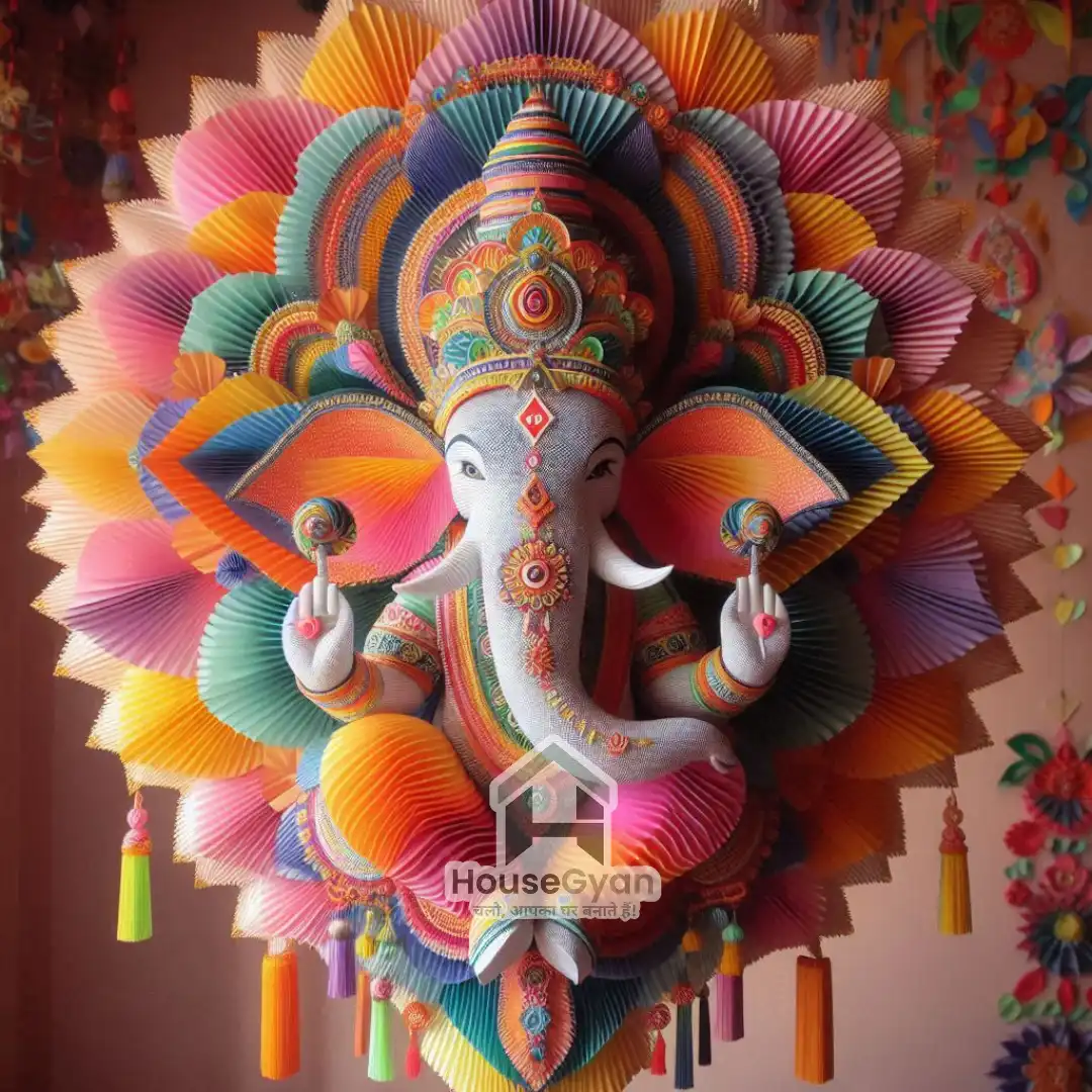 ganpati decoration ideas at home	