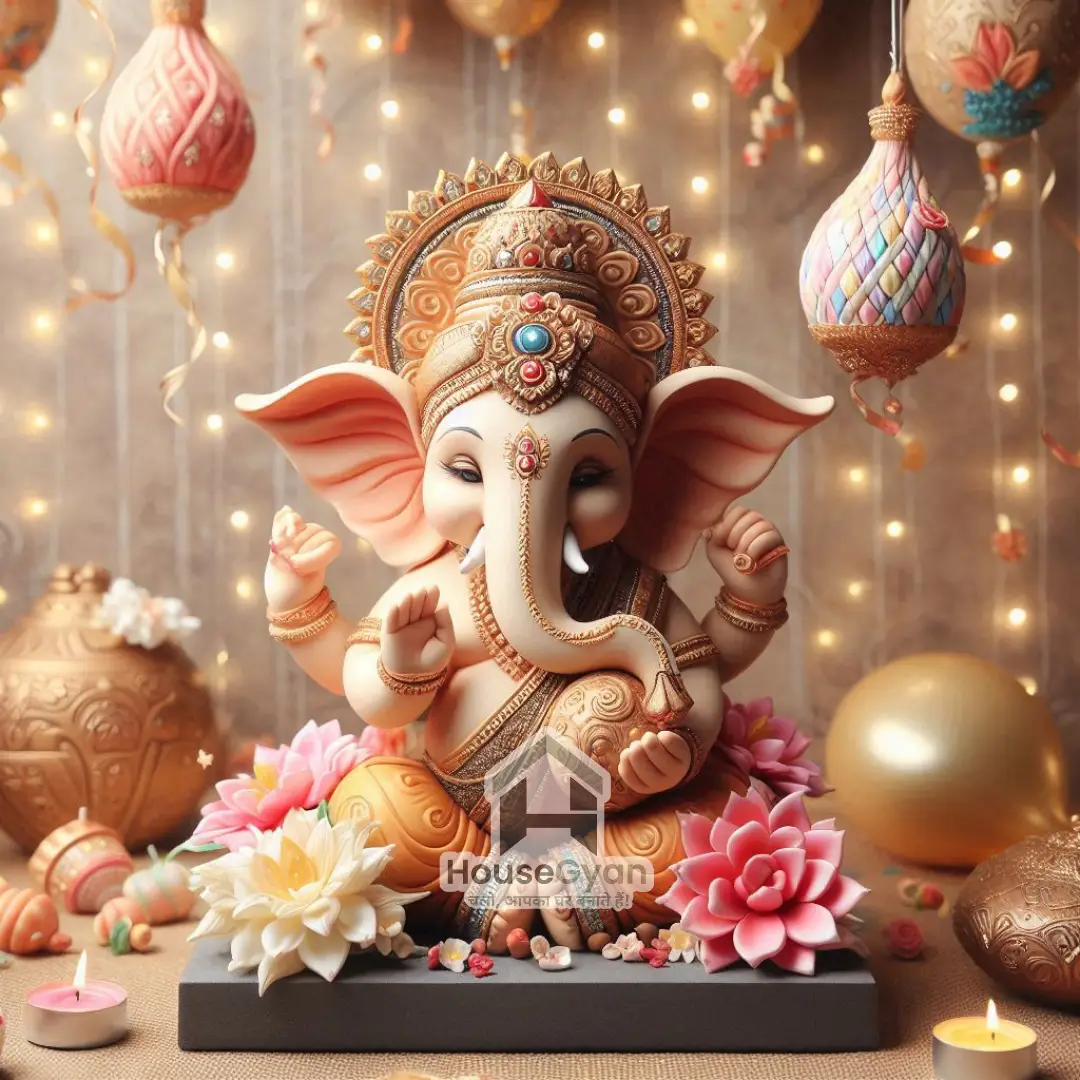 ganpati decoration ideas at home	