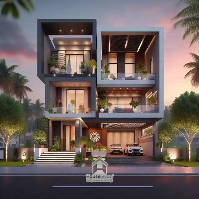second floor house front elevation design