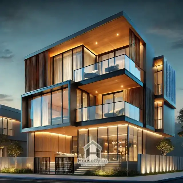 second floor house front elevation design