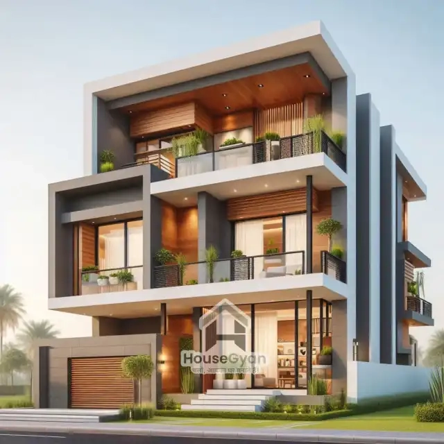 second floor house front elevation design