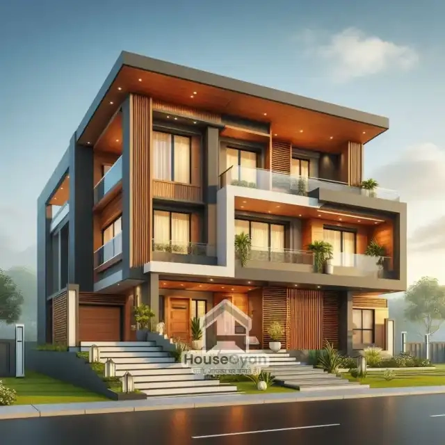 second floor house front elevation design