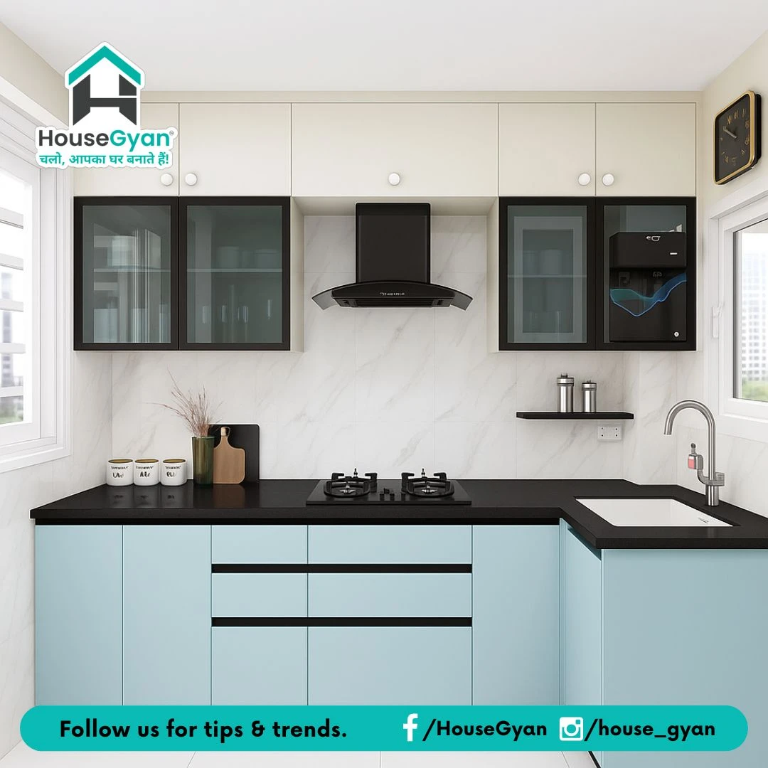 Modern L Shape Kitchen Design