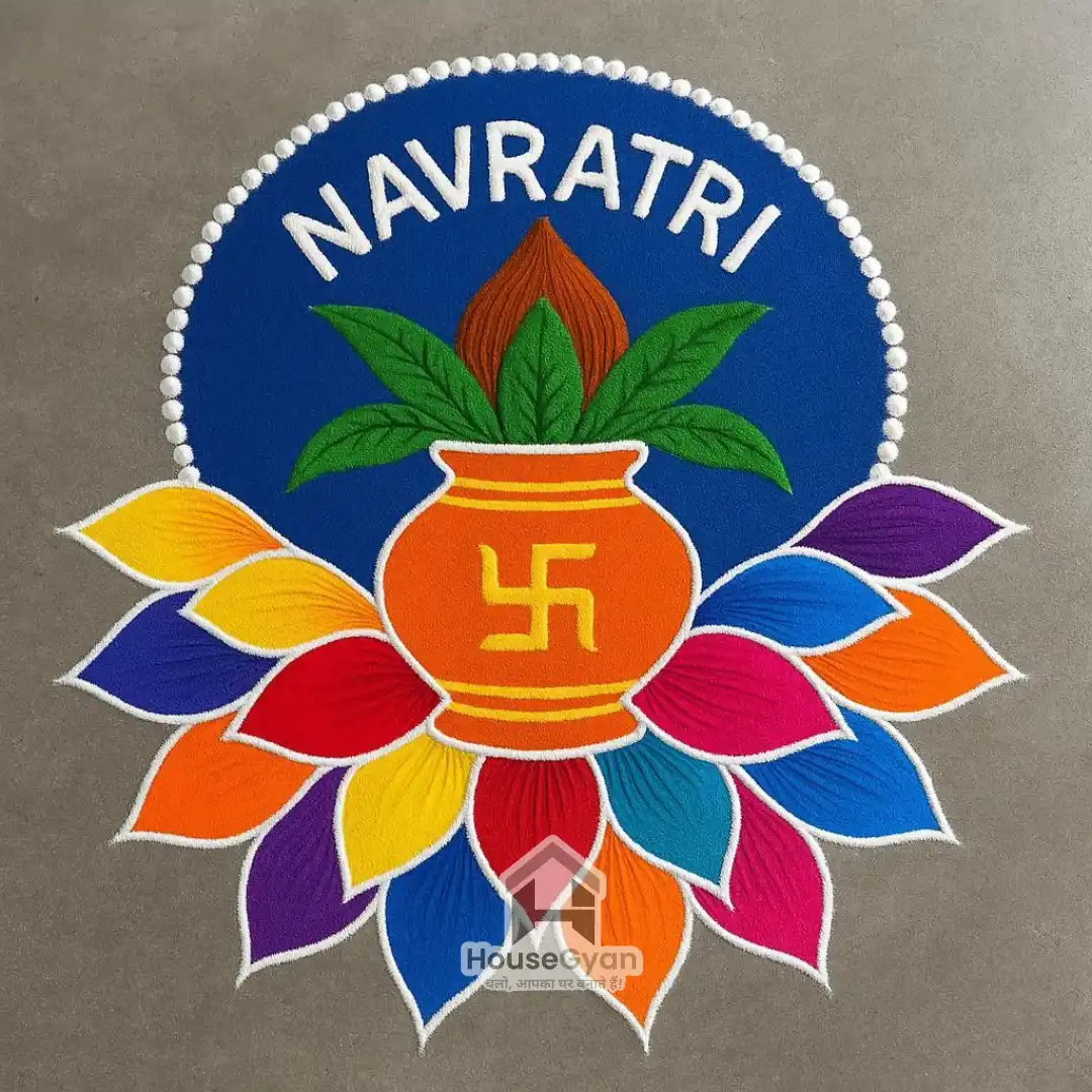 navratri rangoli designs