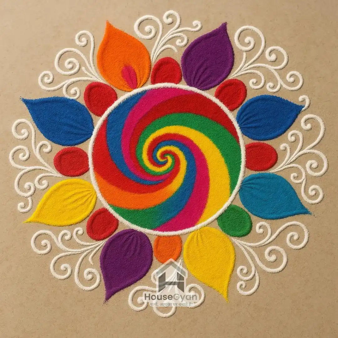 navratri rangoli designs