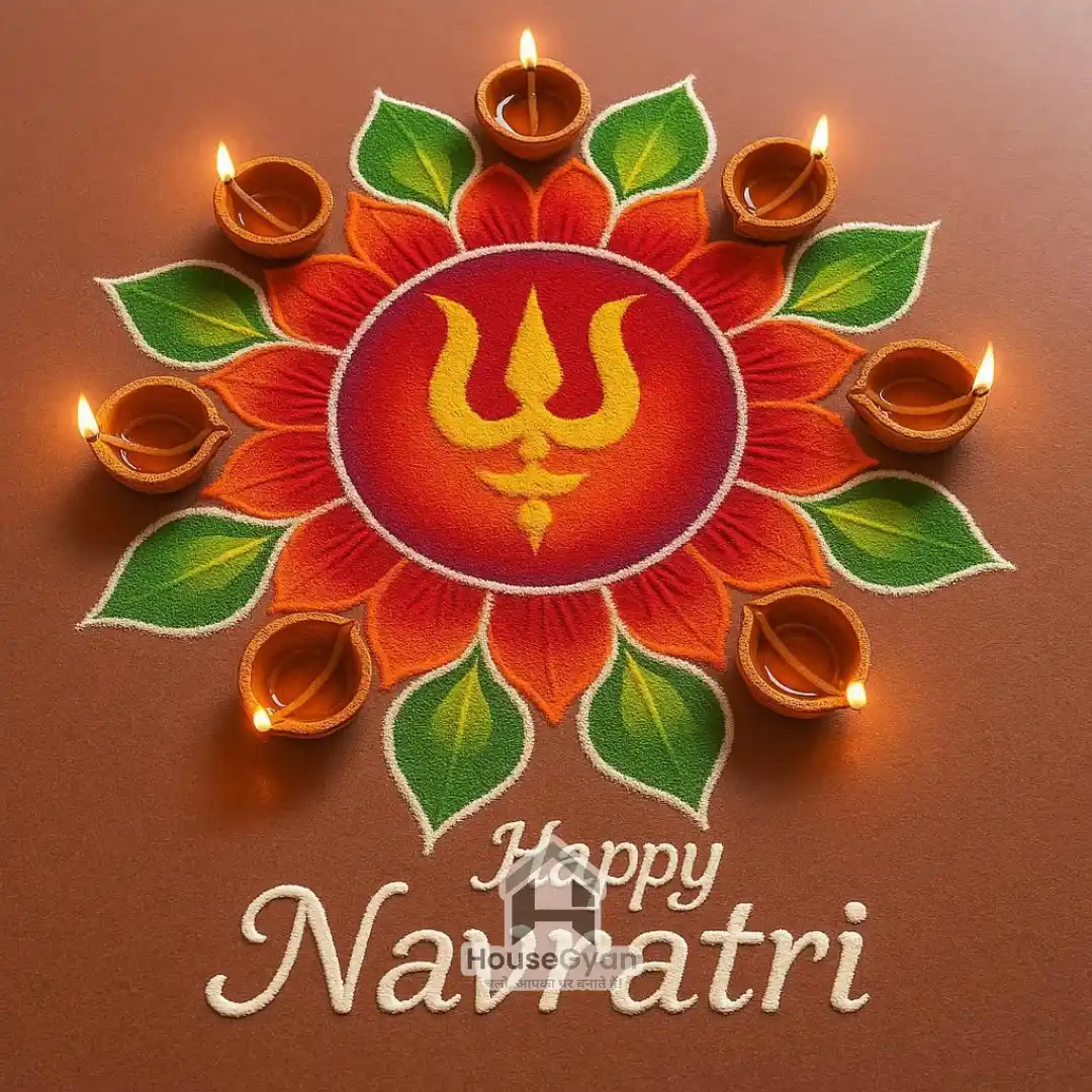 navratri rangoli designs