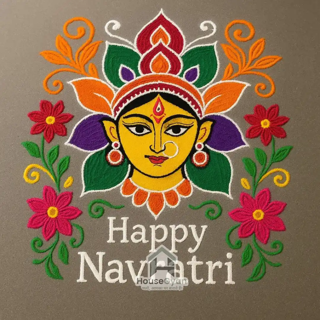 navratri rangoli designs